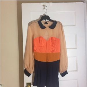 Asos Color block romper